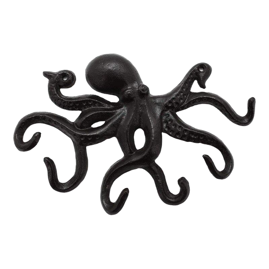 Perchero de Pared Decorativo en Forma de Pulpo