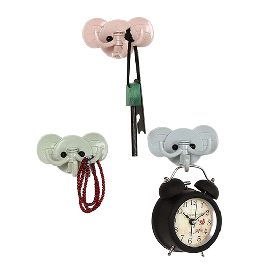 Perchero de Pared Elefante para Habitación de Bebé