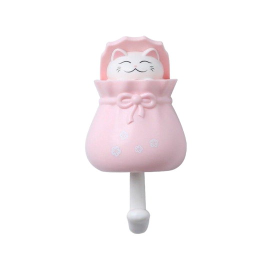 Perchero de Pared Gatito para Habitación de Bebé Niña