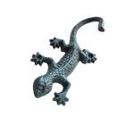 Perchero de Pared Lagarto en Hierro Forjado