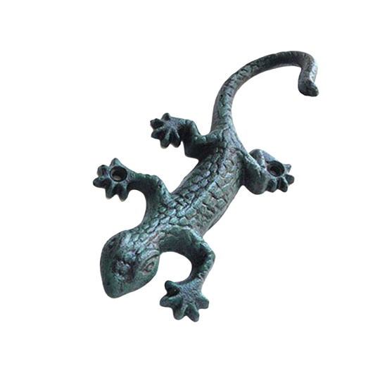 Perchero de Pared Lagarto en Hierro Forjado