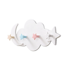 Perchero de Pared Nube Blanca