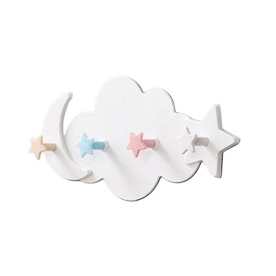 Perchero de Pared Nube Blanca