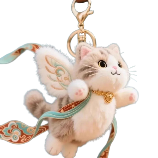 Mini Cámara Llavero de Peluche Suave - Colgante Decorativo Original y Divertido
