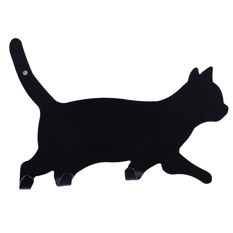 Perchero de Pared con Forma de Gato
