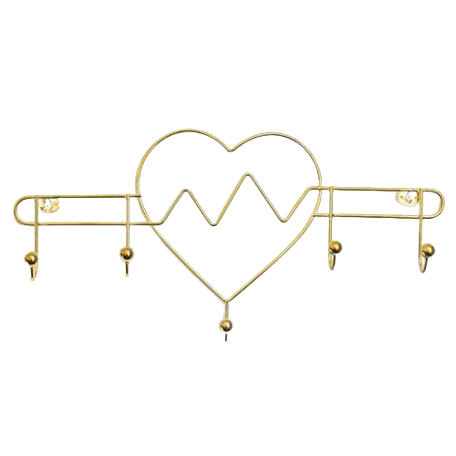 Perchero de Pared Corazón de Metal
