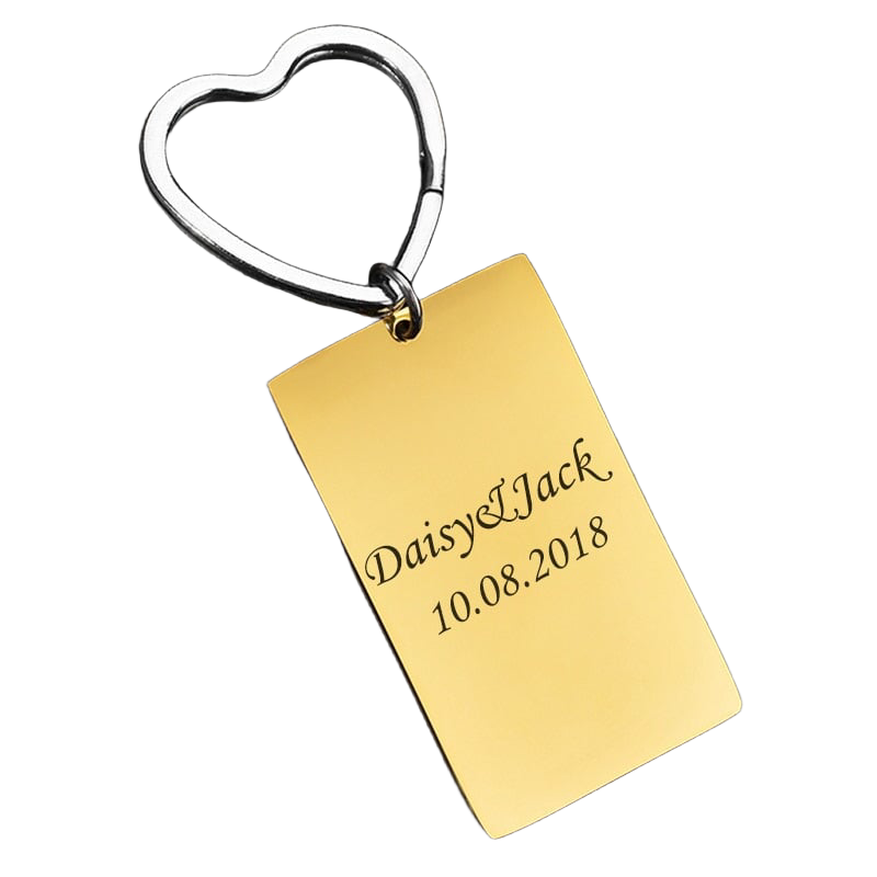 Llavero Rectangular Personalizado