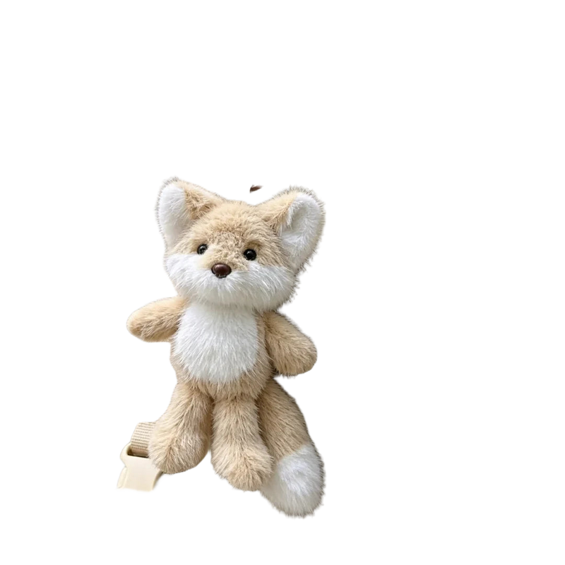 Llaveros Originales para Coche - Kawaii Fox Llavero de Peluche Colgante para Bolso, Decoración de Ma