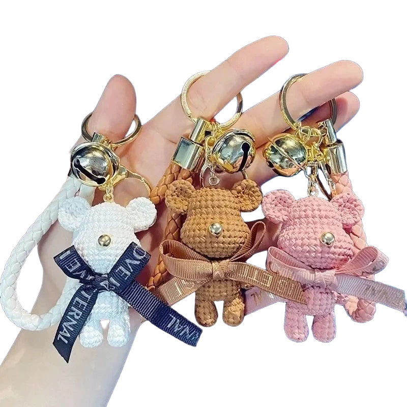 Llaveros Originales para Coche - Oso Creativo de Resina, Regalo Elegante para Mujer y Niña