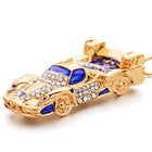 Llavero de Coche Deportivo Dorado